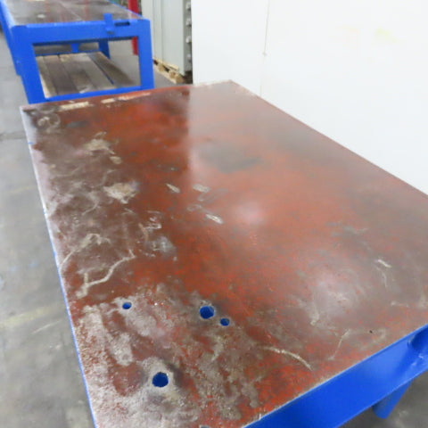 60" x 40.5" Steel Top Work Bench Assembly Welding Table 33.25" Tall (New Paint)