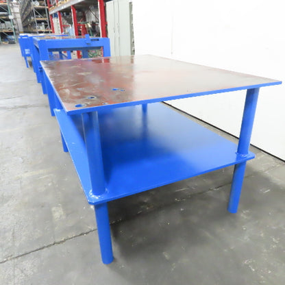 60" x 40.5" Steel Top Work Bench Assembly Welding Table 33.25" Tall (New Paint)
