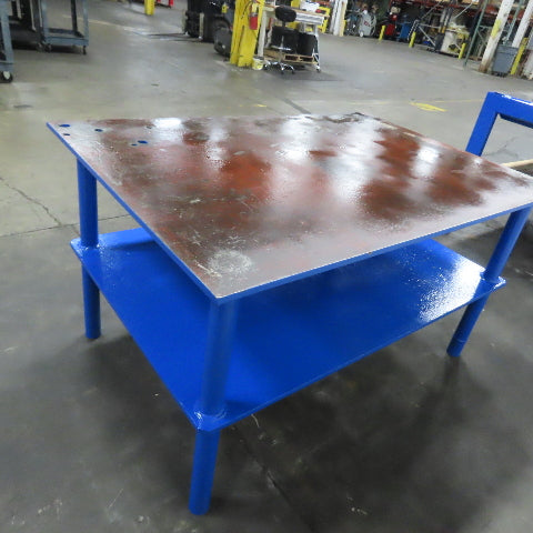60" x 40.5" Steel Top Work Bench Assembly Welding Table 33.25" Tall (New Paint)