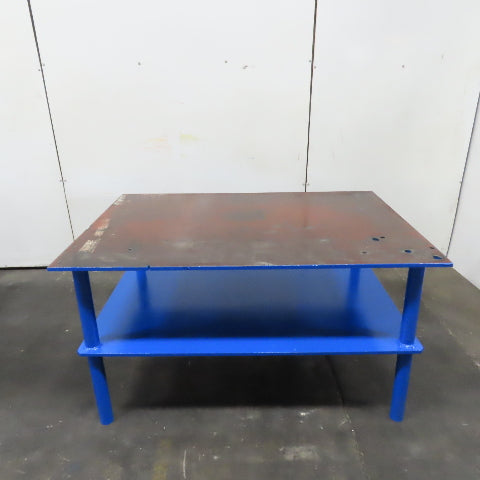 60" x 40.5" Steel Top Work Bench Assembly Welding Table 33.25" Tall (New Paint)