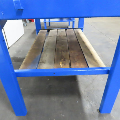 56" x 33.5" Steel Top Work Bench Assembly Welding Table 38.25" Tall (New Paint)