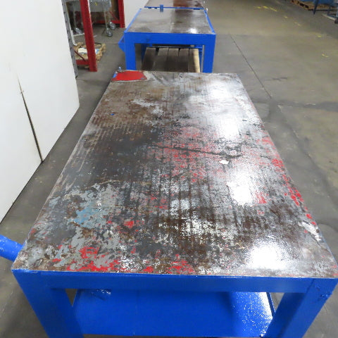 60" x 32" Steel Top Work Bench Assembly Welding Table 38" Tall (New Paint)