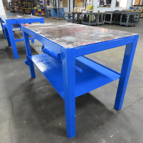 60" x 32" Steel Top Work Bench Assembly Welding Table 38" Tall (New Paint)