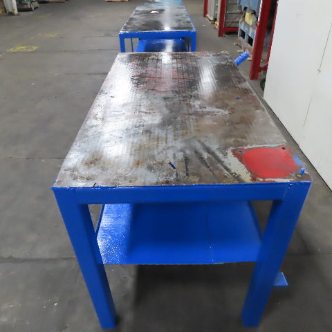 60" x 32" Steel Top Work Bench Assembly Welding Table 38" Tall (New Paint)