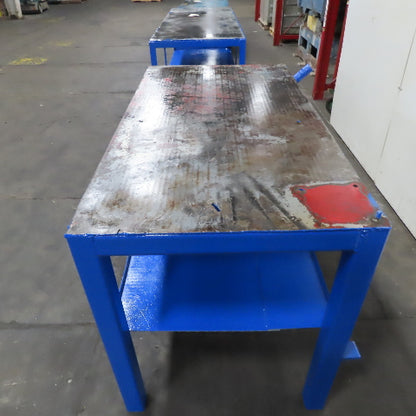 60" x 32" Steel Top Work Bench Assembly Welding Table 38" Tall (New Paint)