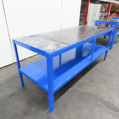 88" x 32" Steel Top Work Bench Assembly Welding Table 36" Tall (New Paint)