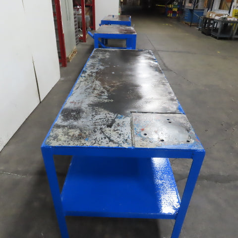 88" x 32" Steel Top Work Bench Assembly Welding Table 36" Tall (New Paint)
