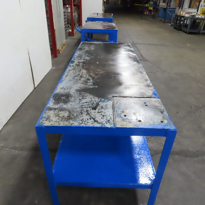 88" x 32" Steel Top Work Bench Assembly Welding Table 36" Tall (New Paint)