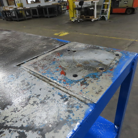 88" x 32" Steel Top Work Bench Assembly Welding Table 36" Tall (New Paint)