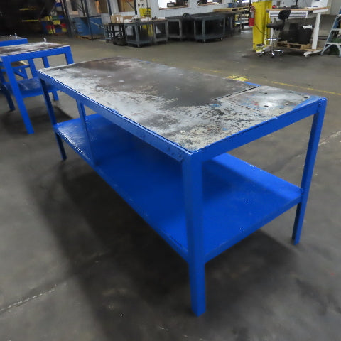 88" x 32" Steel Top Work Bench Assembly Welding Table 36" Tall (New Paint)