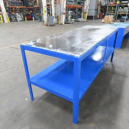 88" x 32" Steel Top Work Bench Assembly Welding Table 36" Tall (New Paint)
