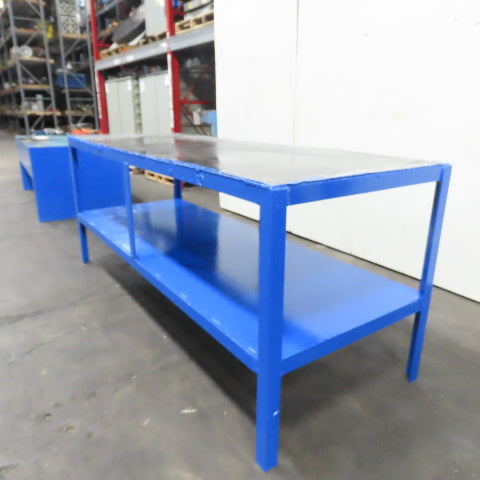 88" x 32" Steel Top Work Bench Assembly Welding Table 36" Tall (New Paint)