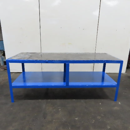 88" x 32" Steel Top Work Bench Assembly Welding Table 36" Tall (New Paint)