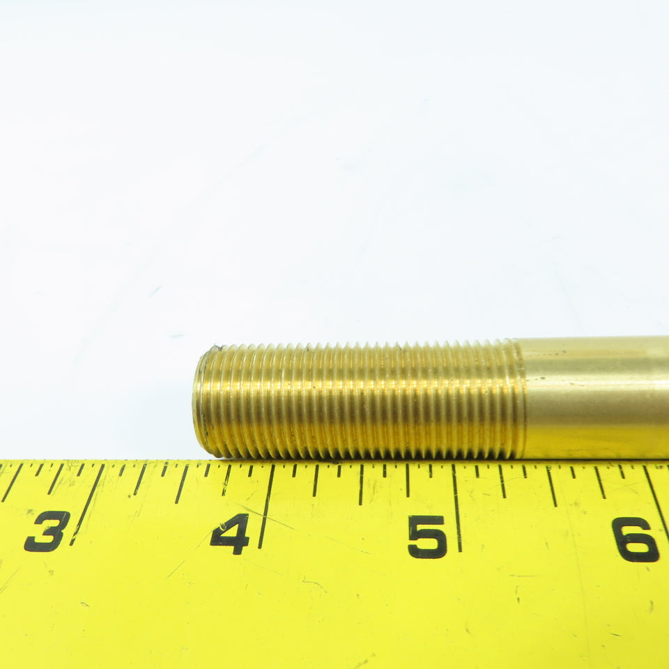 DME 353x13 3/8" NPT x 13" OAL Extension Plug Solid Brass