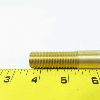 DME 353x13 3/8" NPT x 13" OAL Extension Plug Solid Brass