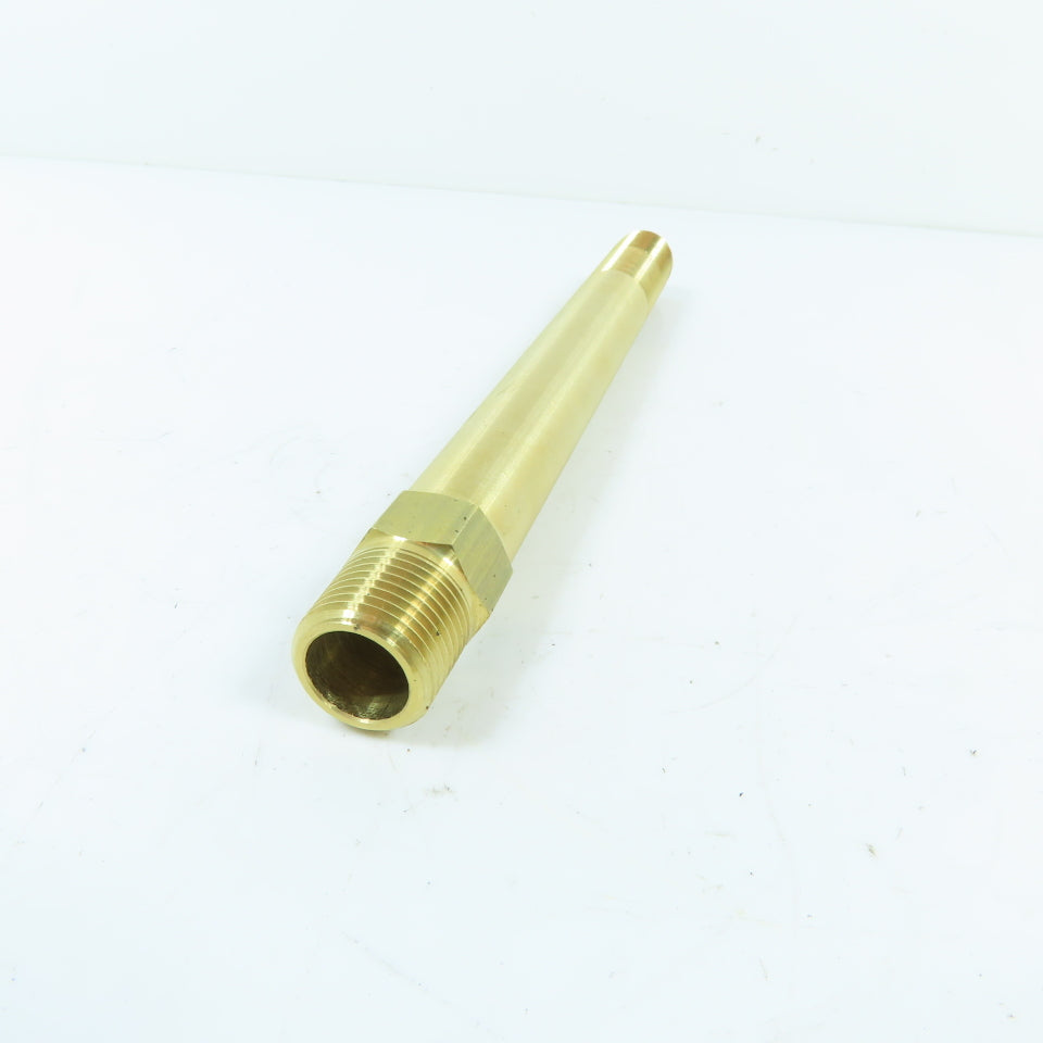 DME APN38-7 3/8" NPT x 7" OAL ADJ Hex Nipple Solid Brass