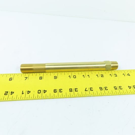 DME APN38-7 3/8" NPT x 7" OAL ADJ Hex Nipple Solid Brass