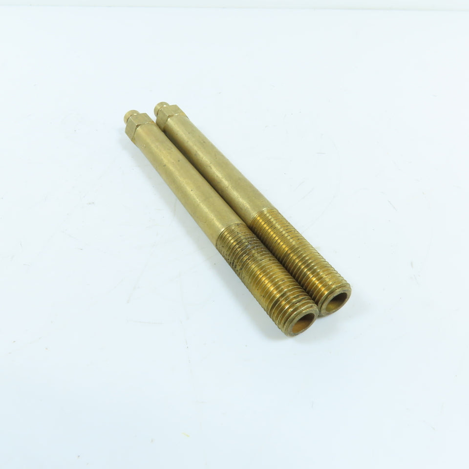 DME 252X512 1/4" NPT x 5-1/2" OAL Solid Brass Extension Plug Lot Of 2