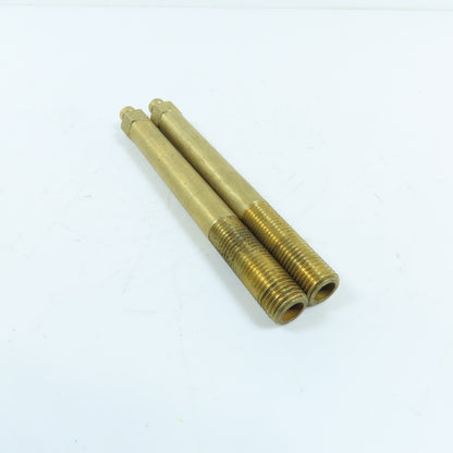 DME 252X512 1/4" NPT x 5-1/2" OAL Solid Brass Extension Plug Lot Of 2