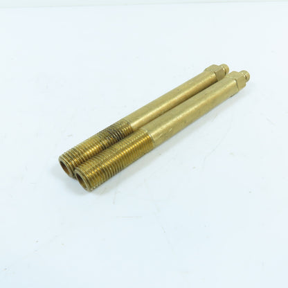 DME 252X512 1/4" NPT x 5-1/2" OAL Solid Brass Extension Plug Lot Of 2