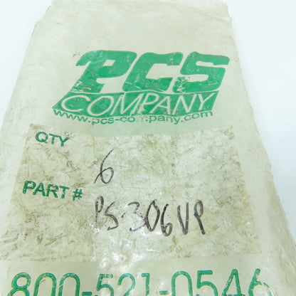 PCS PS-306VP 3/8" Push-Lok Straight Valved Socket Connector Lot Of 5