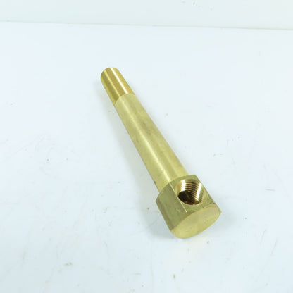 DME 3/8" MNPT x 5-1/2" OAL Brass Extension Elbow 1/4" FNPT