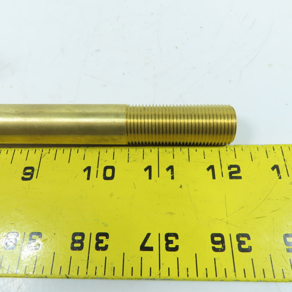DME 3/8" MNPT x 5-1/2" OAL Brass Extension Elbow 1/4" FNPT