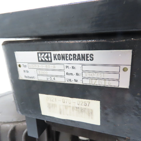 Konecranes USB3-I-80-6 Thruster Disc Brake Assembly 265/460V 3Ph
