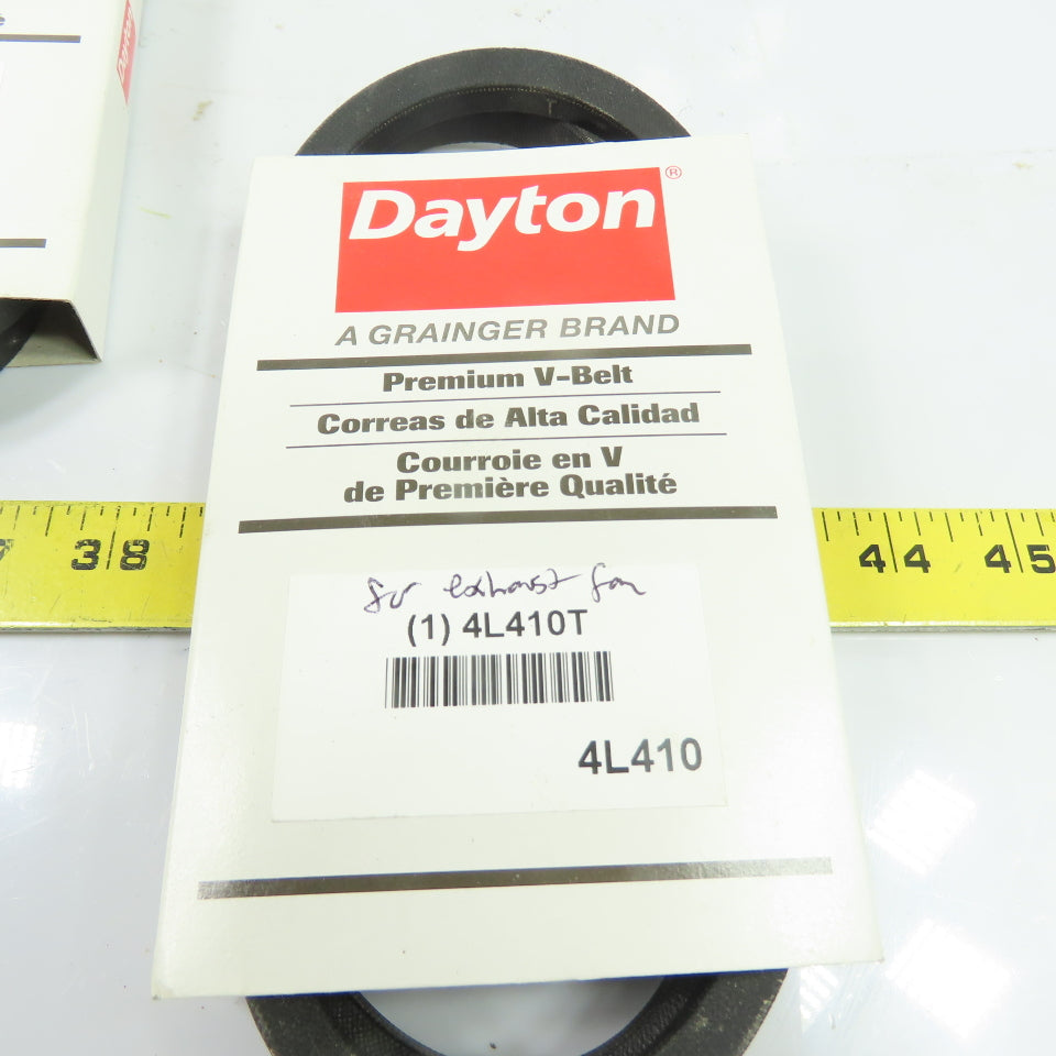 Dayton 4L410T 4L410 V-Belt 1/2" x 41" Belt Lot Of 3