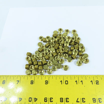 PCS WPB-10 1/8" NPT Brass Recessed Pressure Plug Lot Of 95
