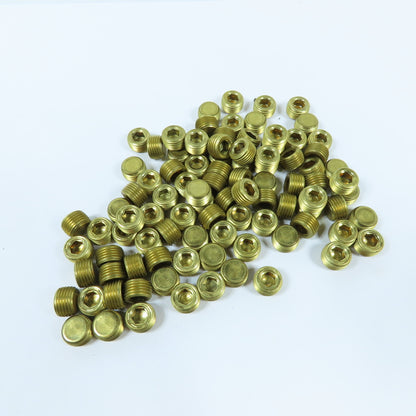 PCS WPB-10 1/8" NPT Brass Recessed Pressure Plug Lot Of 95