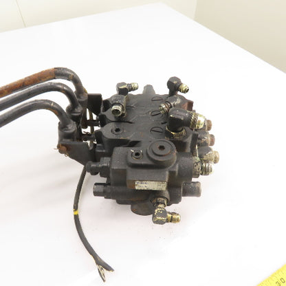 Yale 9099166-10 3-Spool Forklift Valve Hydraulic Mast Hand Control Assy