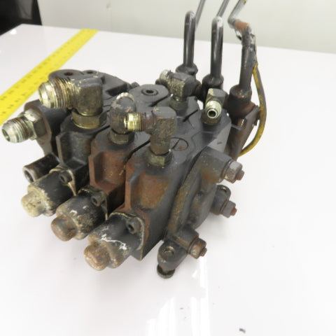 Yale 9099166-10 3-Spool Forklift Valve Hydraulic Mast Hand Control Assy