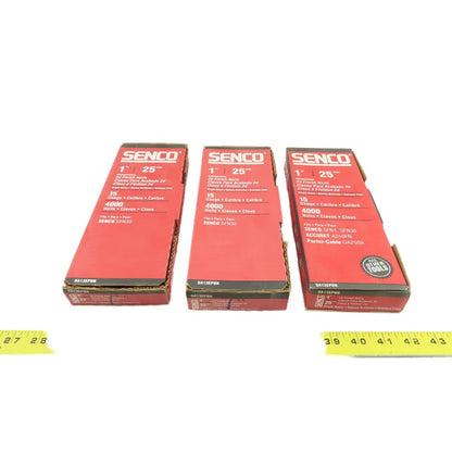 Senco DA13EPBN 1" 15 GA Bright Basic Angled Finish Nails (Lot Of 12000)