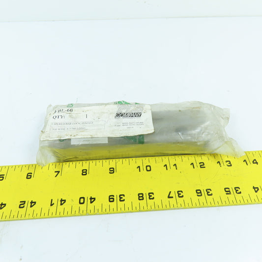 PCS FBL-60 Female Tapered Bar Lock 1.5" Wide x 5.980" Long
