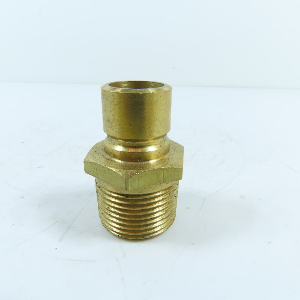 DME NS556 3/4" NPT x 1-3/4" OAL Brass Male Plug