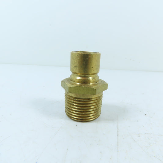 DME NS556 3/4" NPT x 1-3/4" OAL Brass Male Plug