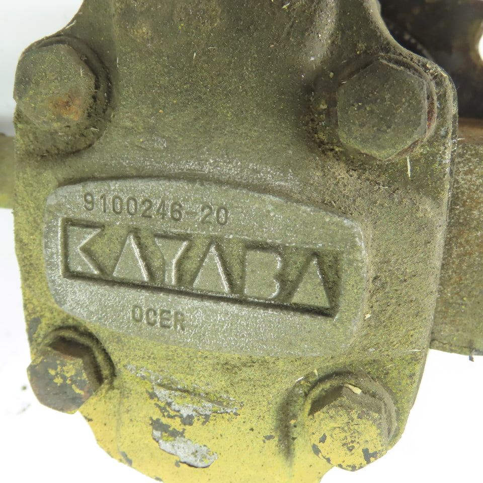 Kayaba 9100246-20 Hydraulic Gear Pump w/ Splined Shaft From Yale Forklift