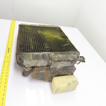 Yale A 388220 Forklift Radiator Assembly W/Fan Shroud & Coolant Reservoir Tank