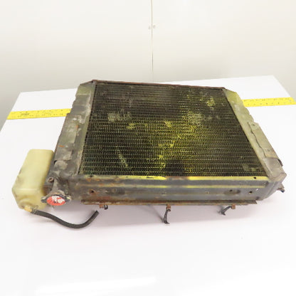 Yale A 388220 Forklift Radiator Assembly W/Fan Shroud & Coolant Reservoir Tank