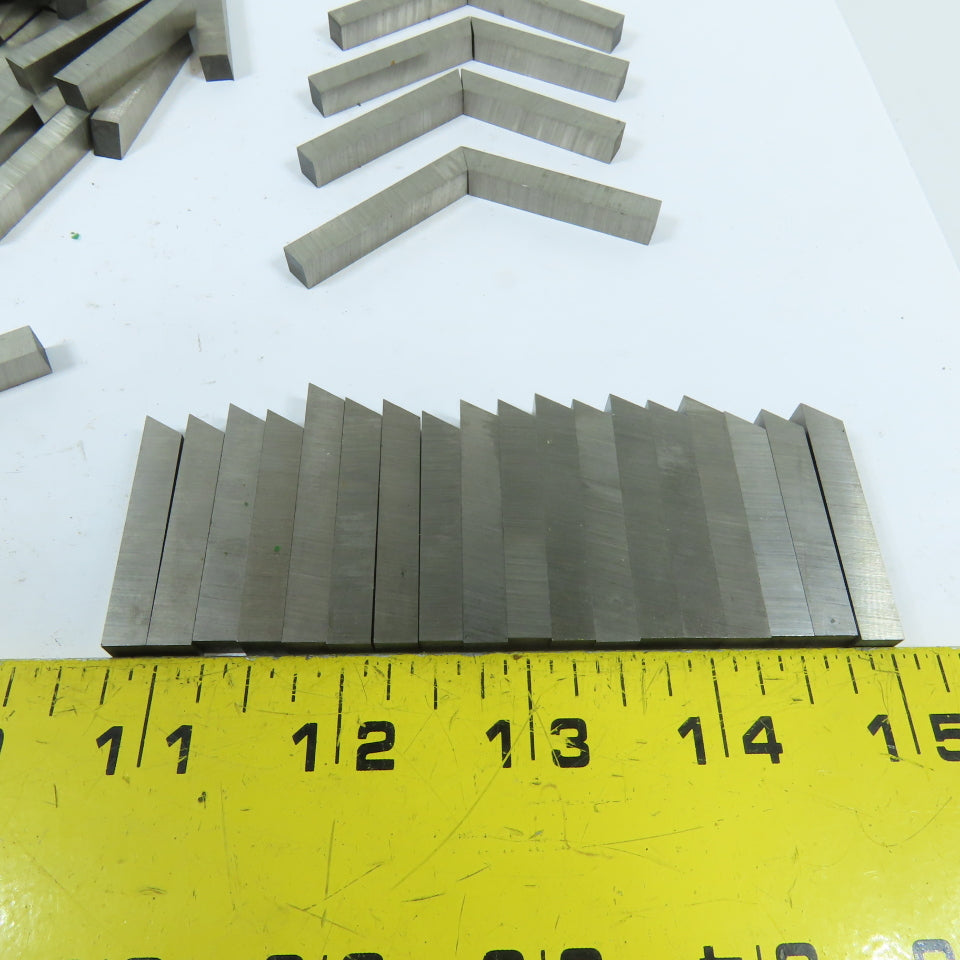 REX 0.236" Square Cut AAA Tool Steel Cut Of Bits Misc. Lengths 1.11Lbs.