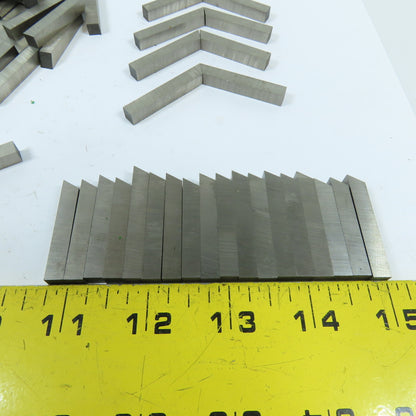 REX 0.236" Square Cut AAA Tool Steel Cut Of Bits Misc. Lengths 1.11Lbs.