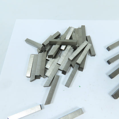 REX 0.236" Square Cut AAA Tool Steel Cut Of Bits Misc. Lengths 1.11Lbs.