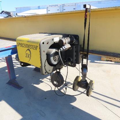 Hoosier Crane 10 Ton Top Running Overhead Bridge Crane 460V 3Ph 38' 9" Span