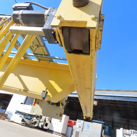 Hoosier Crane 10 Ton Top Running Overhead Bridge Crane 460V 3Ph 38' 9" Span