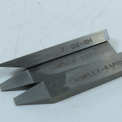 Simplex Rapid DX-RH 10 x 6 x 60mm Right Hand Coiling Point Lot Of 3