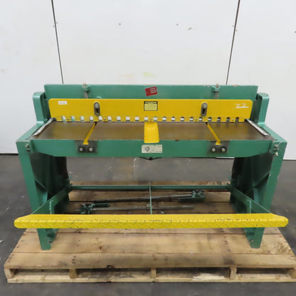Grizzly 52" Manual Sheet Metal Foot Shear