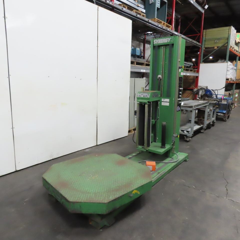 Highlight Synergy 3 Semi-Automatic 48" Turntable Pallet Stretch Wrapper 1Ph 110V