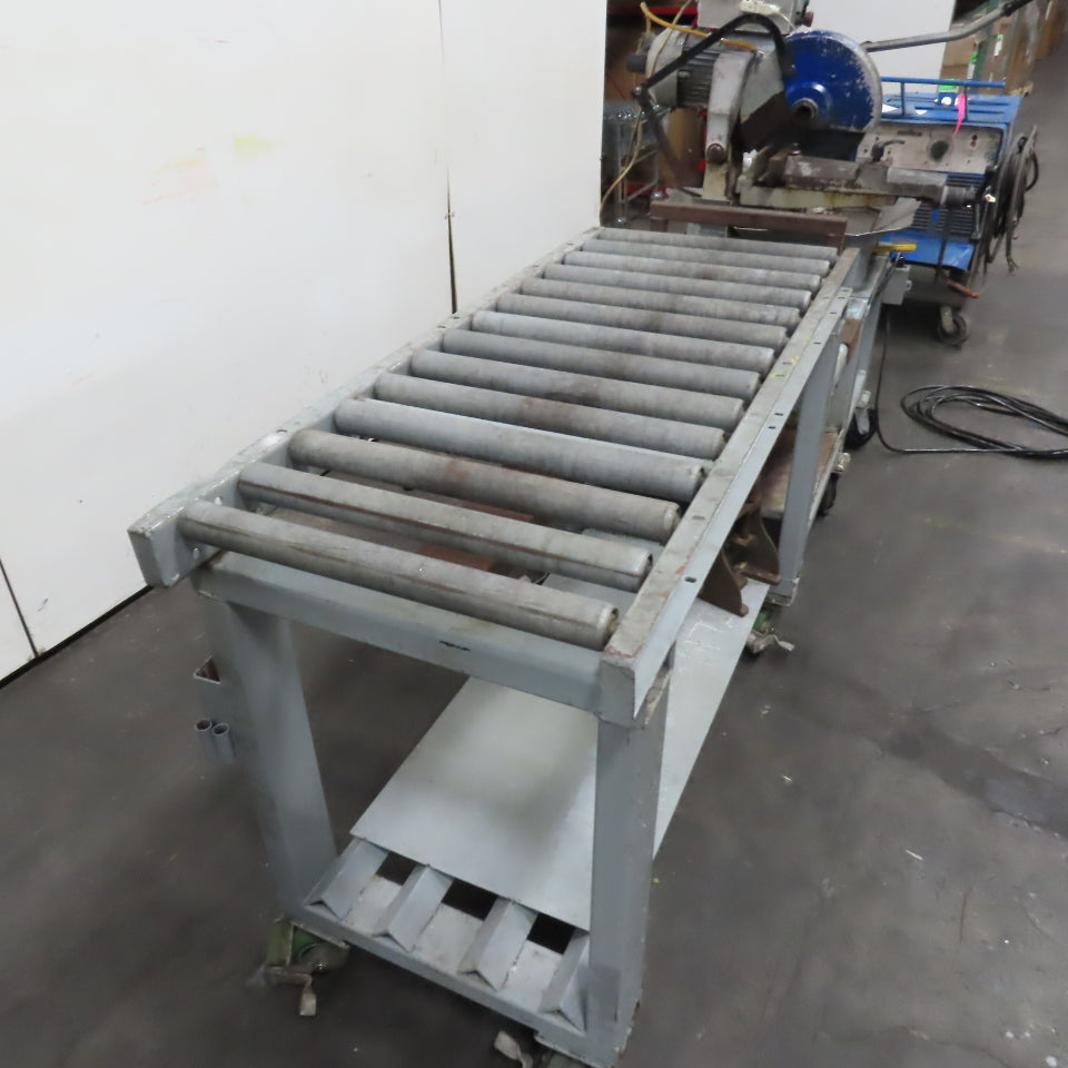 Dake 350 ST 14" Circular Cold Cut-Off Saw 220V 3Ph W/ Roller Conveyor Table