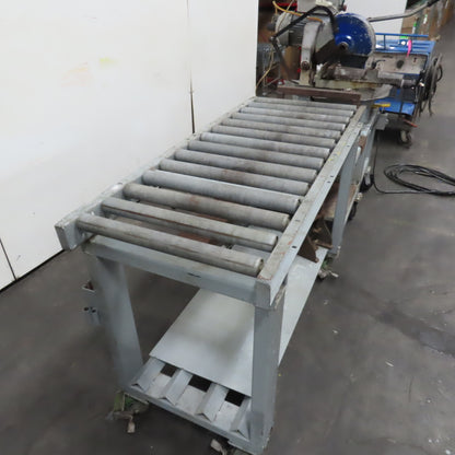 Dake 350 ST 14" Circular Cold Cut-Off Saw 220V 3Ph W/ Roller Conveyor Table